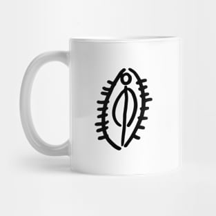 Hand drawn vulva - "The Monica" Mug